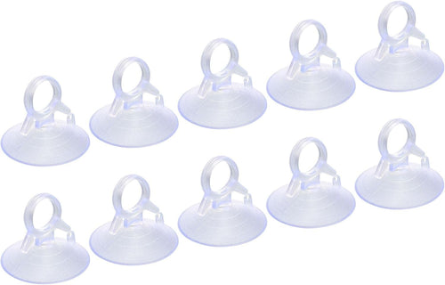 10pcs 45mm PVC Suction Cups Hanging Hooks Glass Screen Windshield Holder0