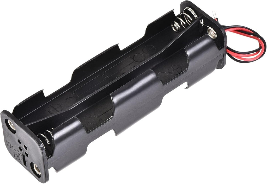 AA Battery Holder Case 8 Slots 1.5V with Switch 2-Wire Lead 6pcs0