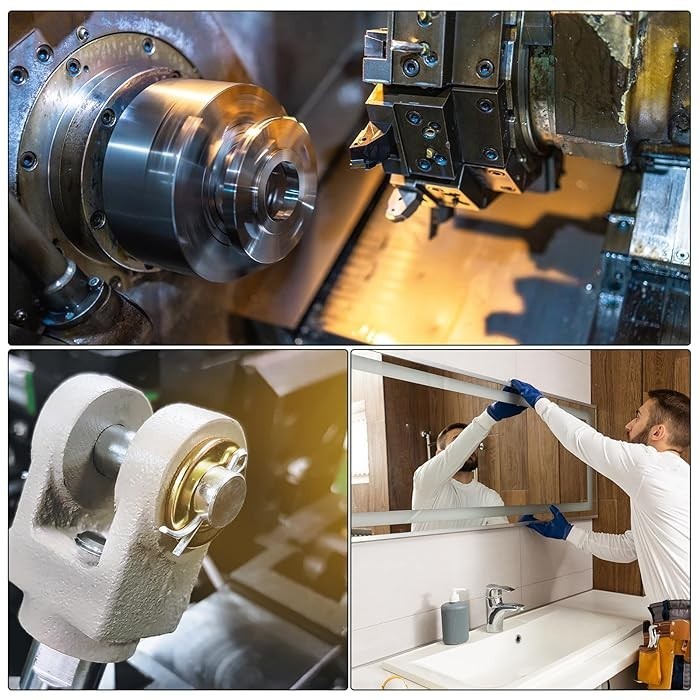 10pcs 10mm x 60mm Clevis Pins Flat Head Zinc-Plated Steel Single Hole3