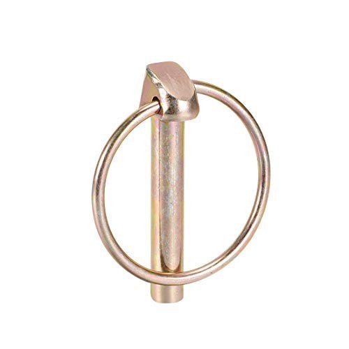 5pcs 7.5mm x 45mm Lynch Pins with Ring Zinc Plated Trailer Tractor Pins1