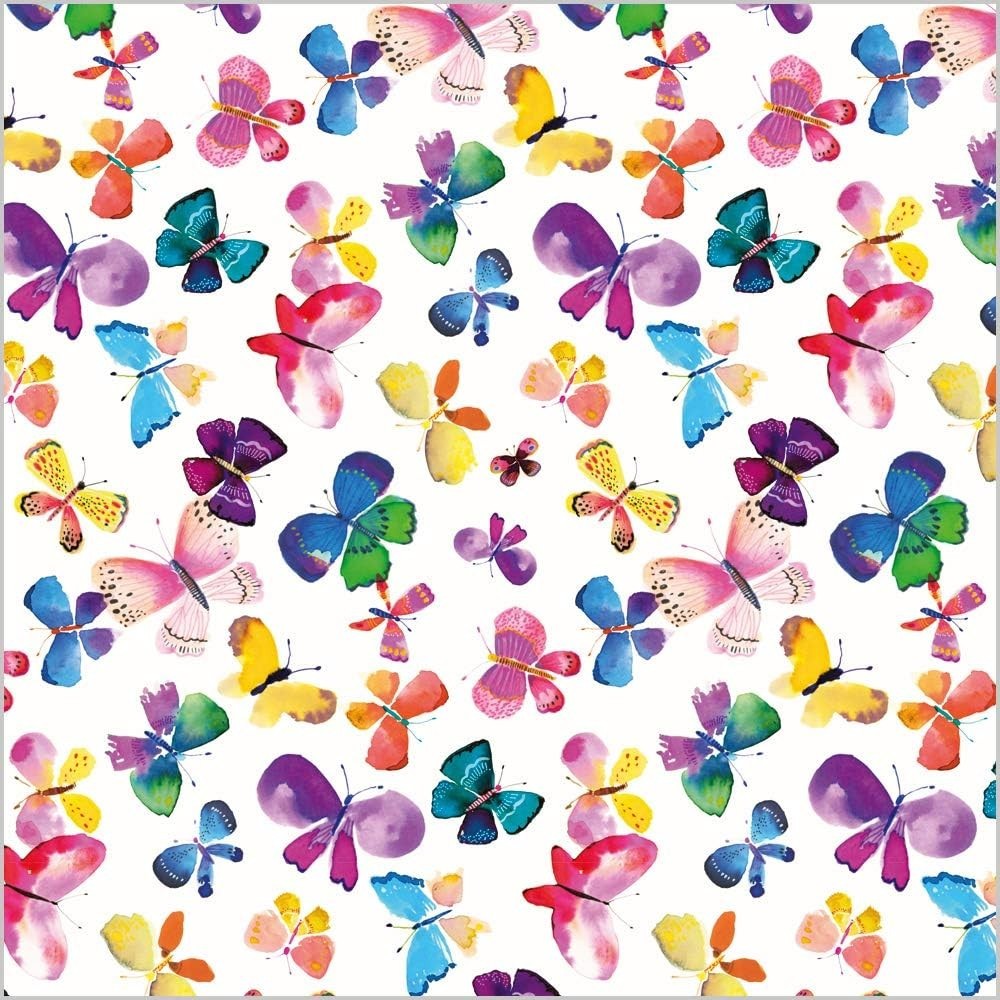 Butterfly Gift Wrapping Paper Pack – 2 Sheets & 2 Tags, Recyclable4
