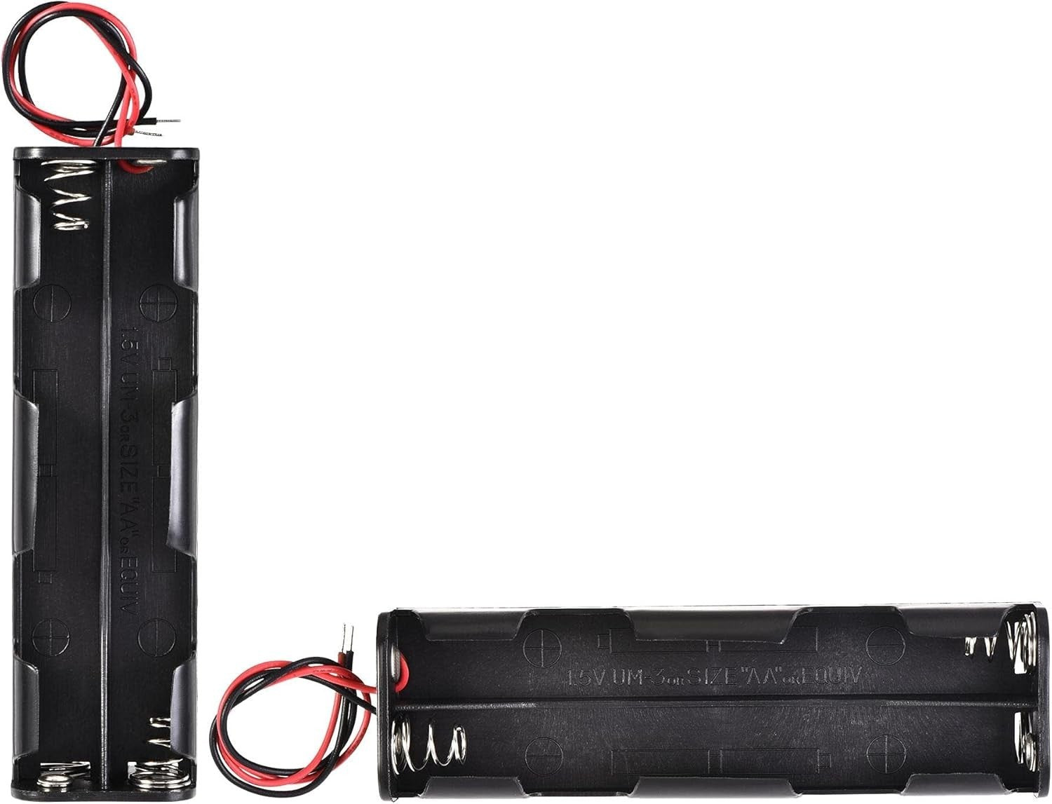 AA Battery Holder Case 8 Slots 1.5V with Switch 2-Wire Lead 6pcs1