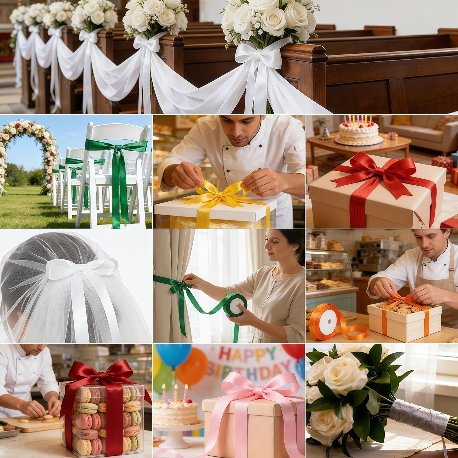 3mm x 91m Navy Blue Satin Ribbon Thin Dark Blue Gift Wrapping Craft Ribbon2