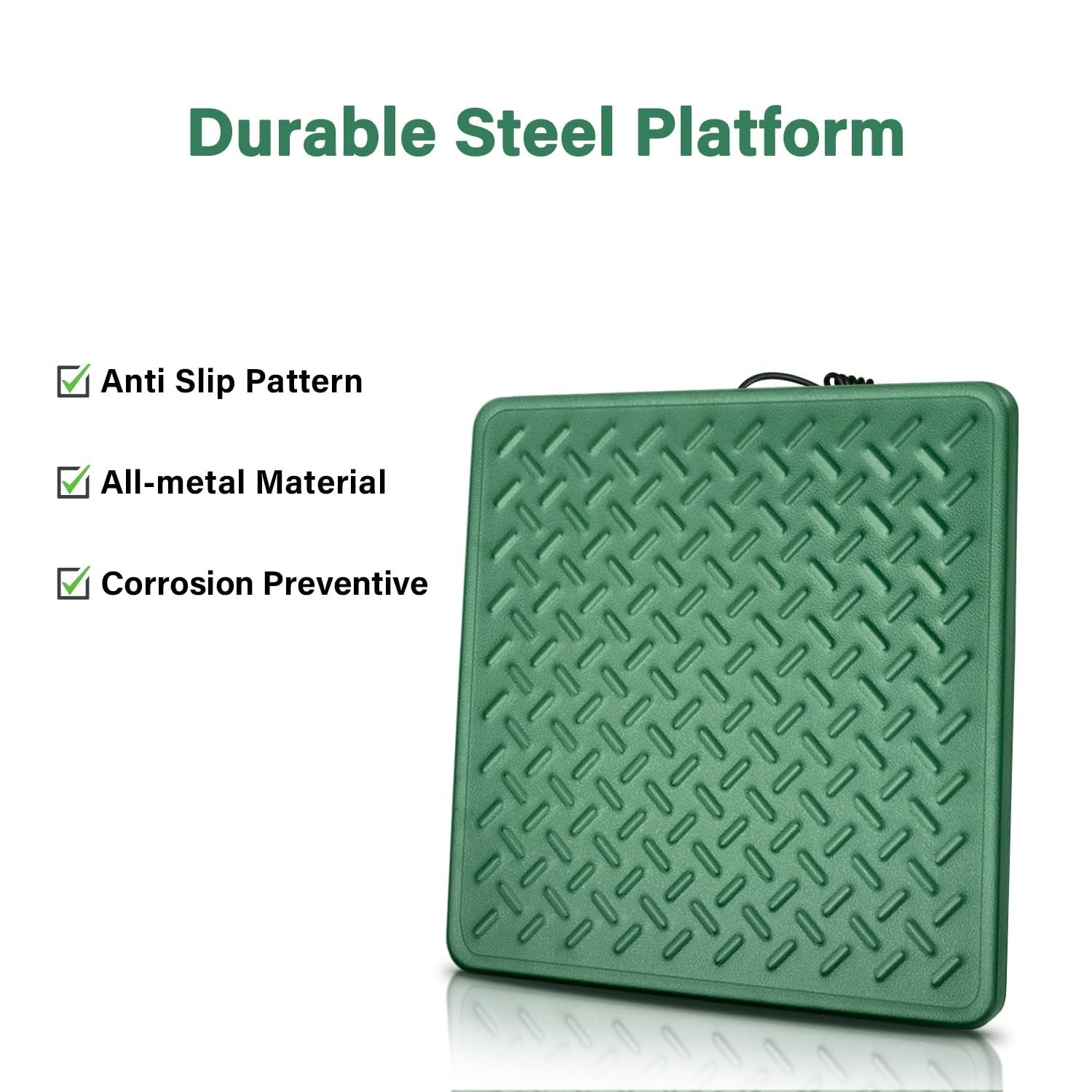 440lbs Digital Shipping Scale 10g Accuracy Alloy Steel Platform Hold Tare2