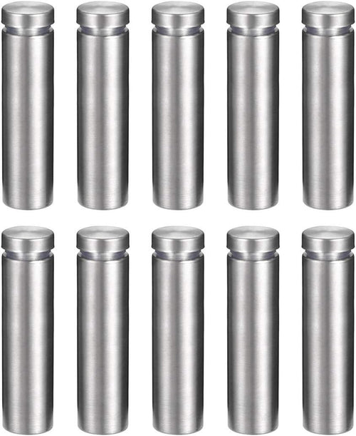 10pcs 16x60mm Standoff Screws Wall Mount Sign Holders Acrylic Glass Nails0