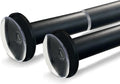 Bicolic Extendable Shower Curtain Pole No Drill Tension Rod 140–250cm Black0