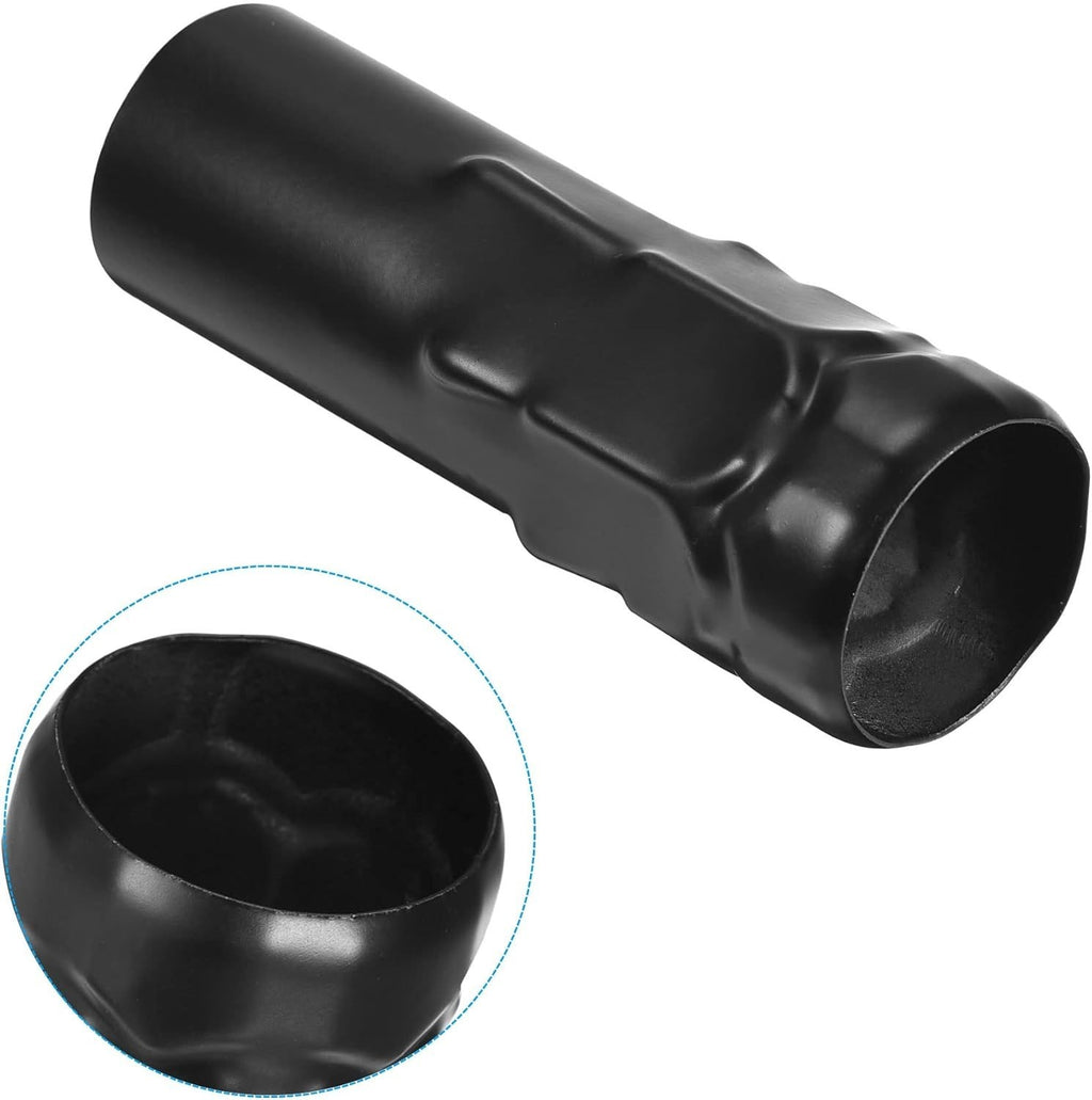 Candle Shape Socket Covers E14 Chandelier Iron 3" Black Pack of 62