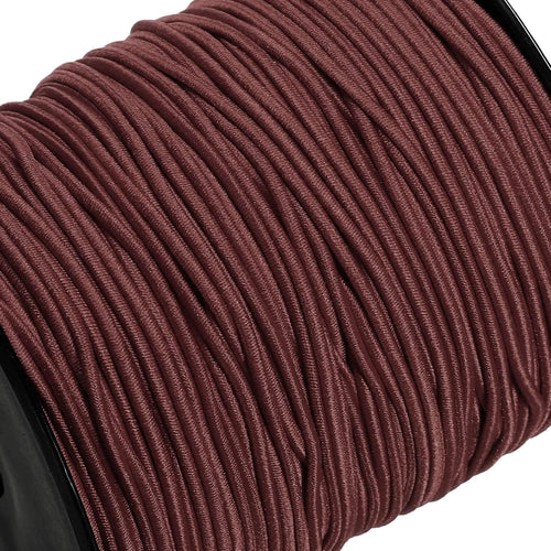 1.5mm Elastic Cord 109 Yards Dark Brown Stretch String for Jewelry Crafts1